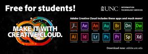 Make it with Creative Cloud. Free for students.