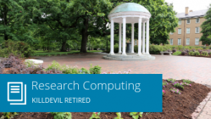 Research Computing: Killdevil retired
