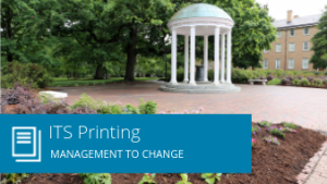 ITS Printing: Management to change