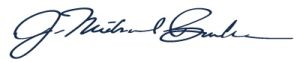 J. Michael Barker's signature