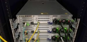 Stack of three patron nodes in ITS Manning data center