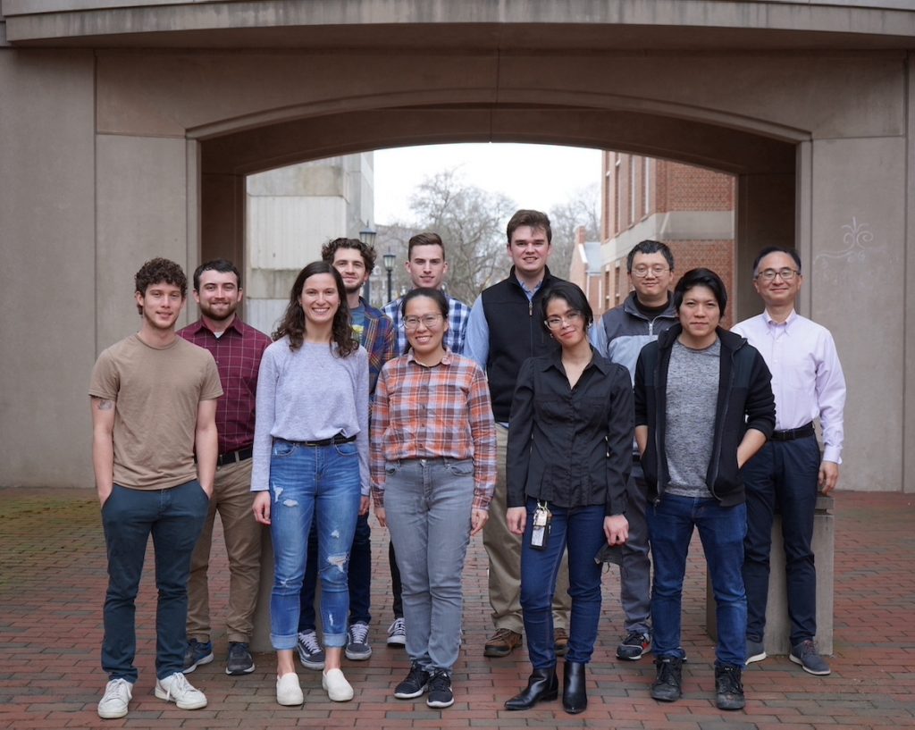 Professor Wei You and his Spring 2022 research team