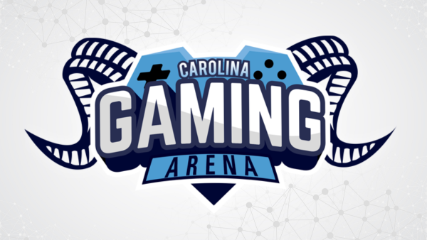 Carolina Gaming Arena logo, a game controller with ram's horns